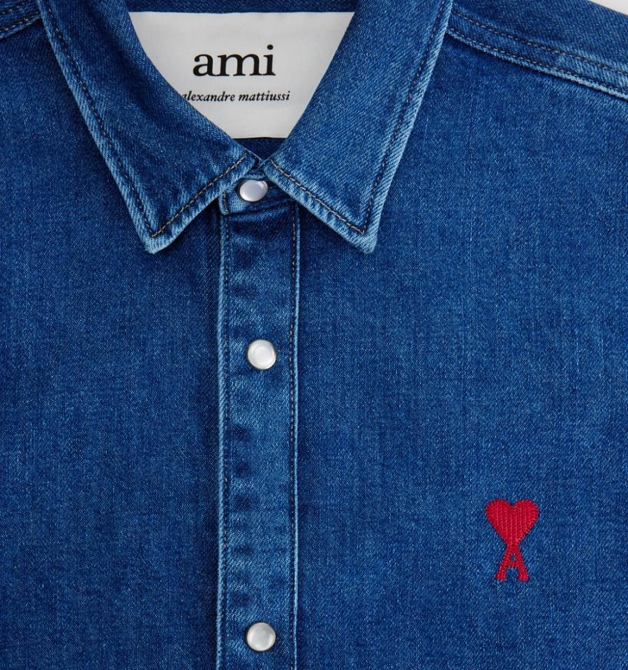 Denim AMI PARIS Ami de Coeur Bleumarin | ami_RO410