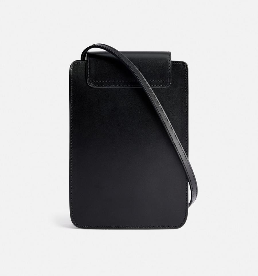 Genti AMI PARIS Vertical Pouch Negrii | ami_RO609