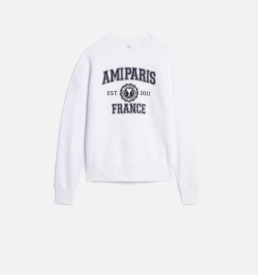 Hanorace AMI PARIS France Crewneck Albi | ami_RO471