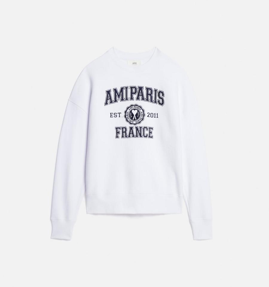 Hanorace AMI PARIS France Crewneck Albi | ami_RO524