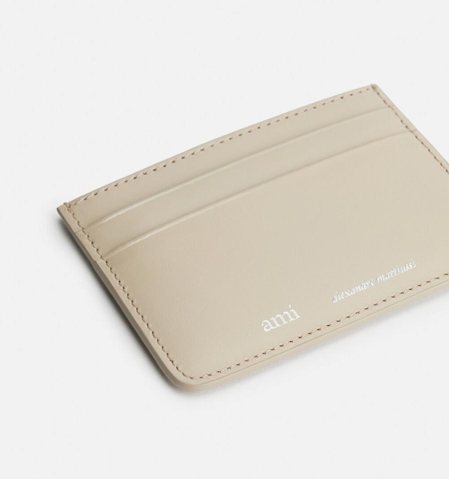 Husa Pentru Carduri AMI PARIS Card Holder Bej | ami_RO255