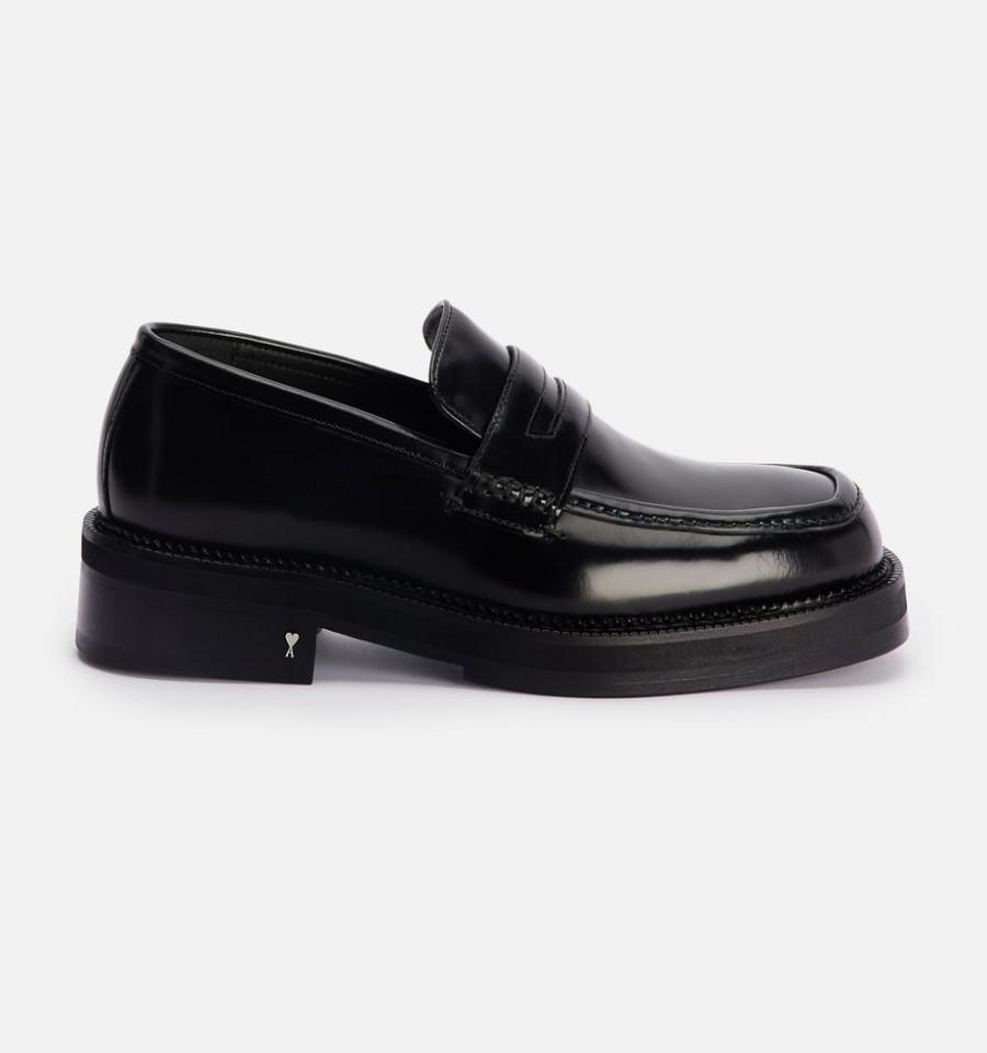 Loafers AMI PARIS Square Bombeu Negrii | ami_RO325