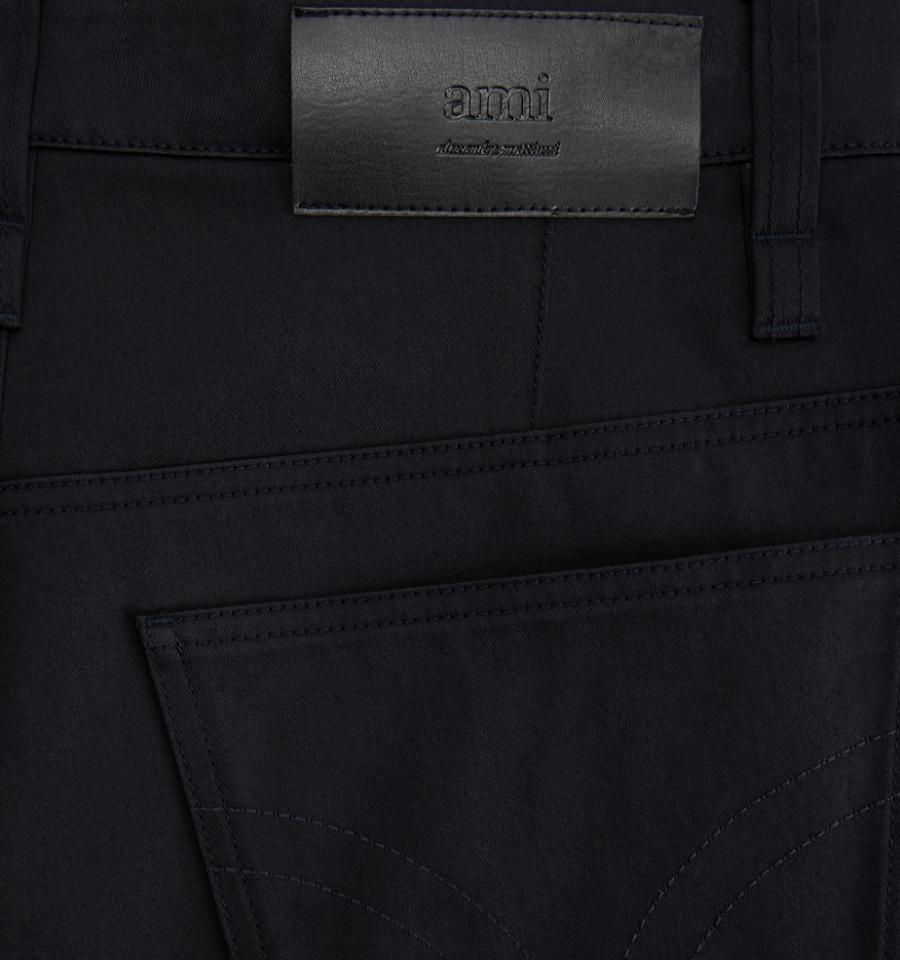 Pantaloni AMI PARIS Alex Fit Negrii | ami_RO184