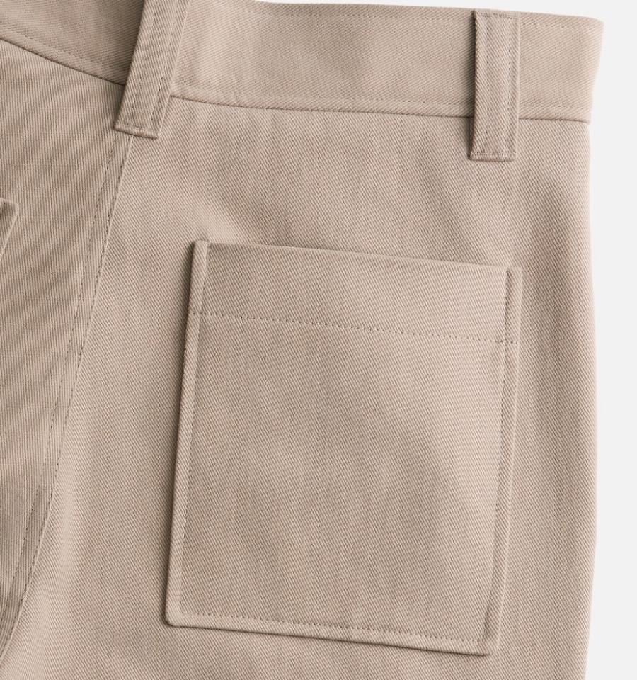 Pantaloni Cargo AMI PARIS With Elasticated Ankles Kaki | ami_RO283