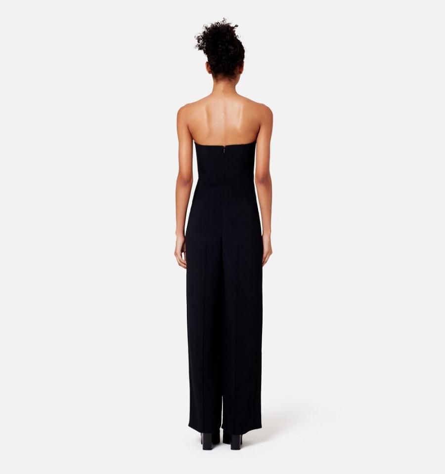 Salopeta AMI PARIS Strapless Negrii | ami_RO586